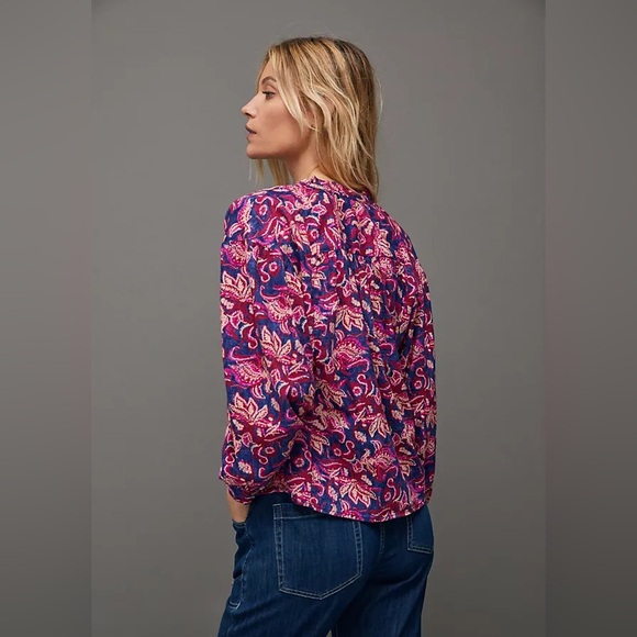 Pilcro Lucille‎ Peasant Blouse - Picture 1 of 6